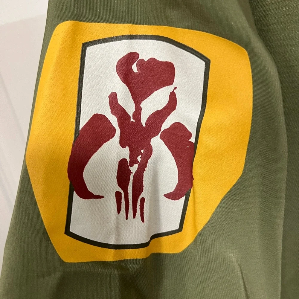 Her Universe Olive Green Boba Fett Star Wars Lightweight Bomber Jacket | Size XL - Picture 4 of 7
